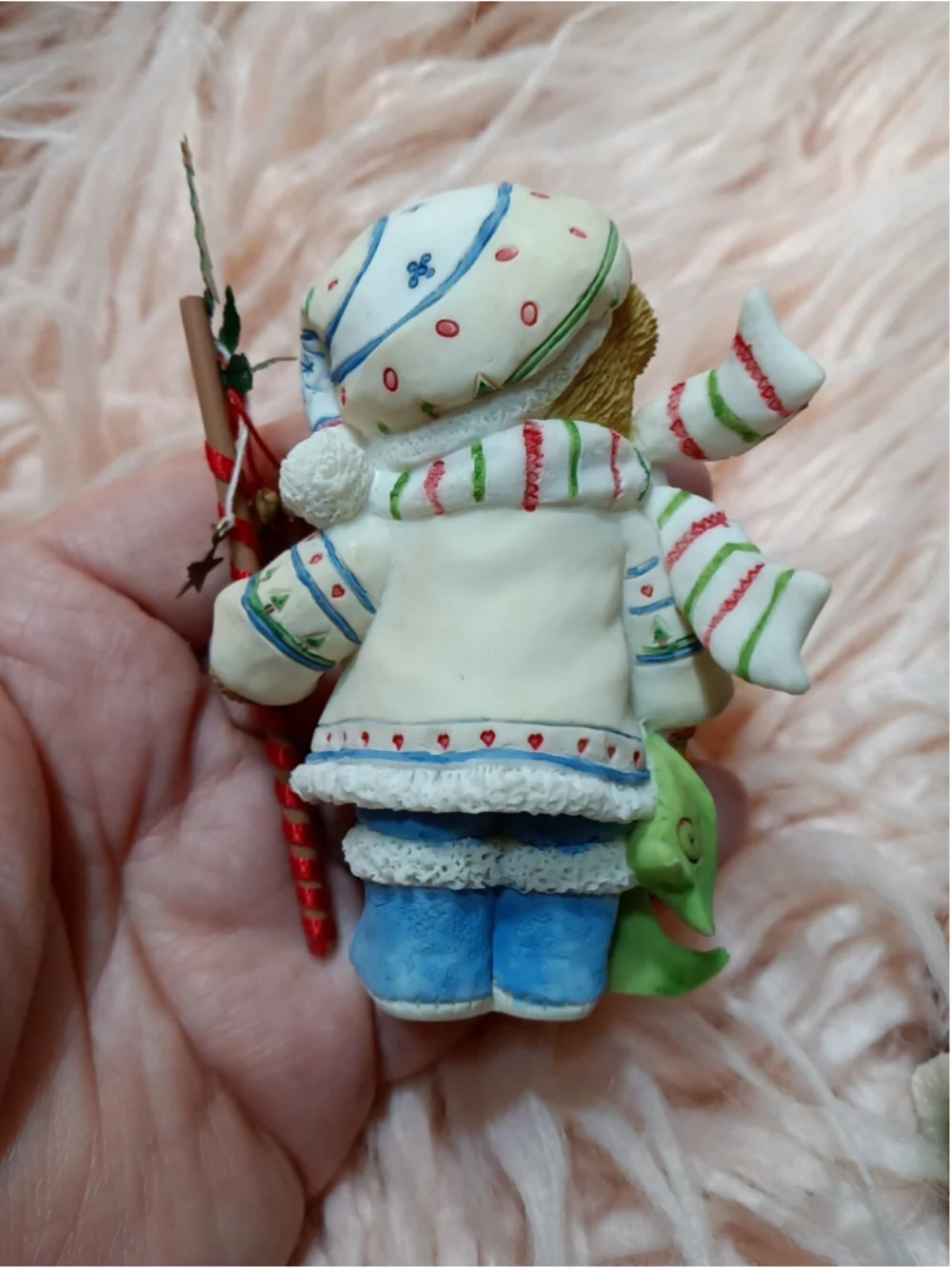 Cherished Teddies Thor 2008 Winter Loretta I'm Warm & Cozy Over You Ice skating